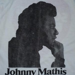 RARE 1973 Johnny Mathis Killing Me Softly album promo Shirt