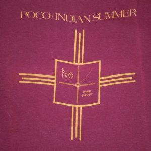 Vintage 1977 POCO Indian Summer country rock album T-Shirt