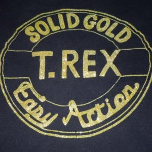 Vintage 1972 Marc Bolan T Rex Solid Gold Easy Action Shirt