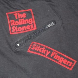 Vintage 1971 Rolling Stones Sticky Fingers Album Promo Shirt