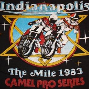 M * NOS vintage 80s 1983 INDIANAPOLIS motorcycle CAMEL