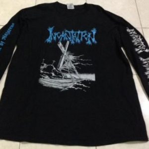 Vintage 1994 Incantation Mortal Throne Of Nazarene T-shirt