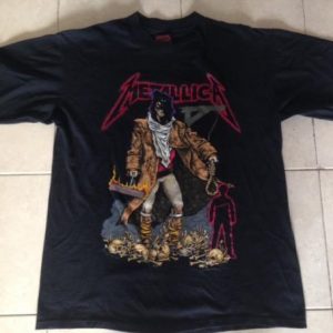 VINTAGE 1992 METALLICA UNFORGIVEN T SHIRT