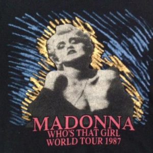 Vintage 1987 Oversized Madonna Whos That Girl Tour Sweater