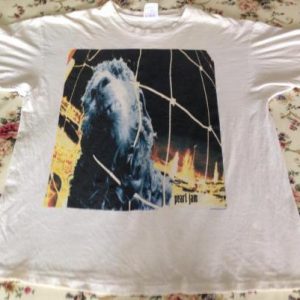 Vintage 1993 pearl Jam Vs Threadworm T-Shirt Grunge Seattle