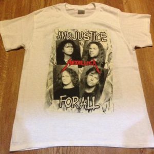 Vintage 1988 Metallica And Justice For All T-Shirt