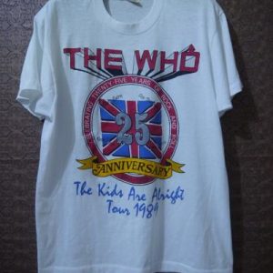 1989 THE WHO 25th Anniversary Tour T-Shirt