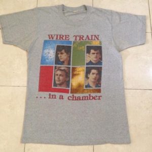 Vintage 1984 Wire Train Tour T-Shirt American New Wave