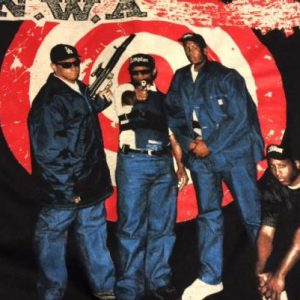 1990 N.W.A JUST DON'T BITE IT T-shirt vtg 90s hip hop NWA ra