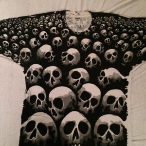 1992 Chris Pinkerton Liquid Blue Skull t-shirt