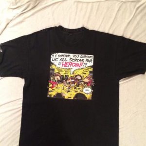 Fantagraphics Book We All Scream for... band cartoon t-shirt