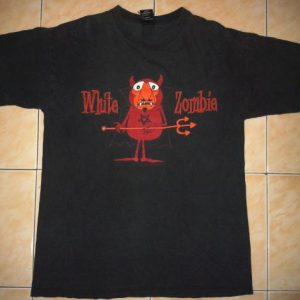 VINTAGE WHITE ZOMBIE T-SHIRT