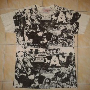 VINTAGE 80's THE IMMORALISTS - FULLPRINT T-SHIRT