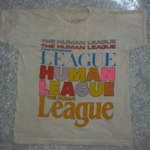 VINTAGE HUMAN LEAGUE T-SHIRT