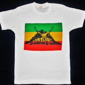 vintage 1980 BOB MARLEY & THE WAILERS - UPRISING t-shirt