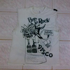 VINTAGE SEDITIONARIES VIVE LE ROCK T-SHIRT