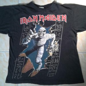 VINTAGE 1984 IRON MAIDEN POWERSLAVE T-SHIRT