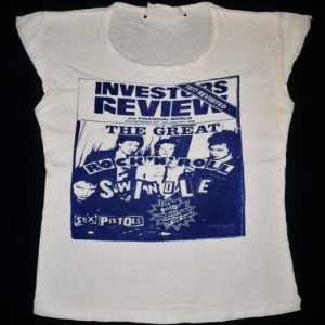 VINTAGE BOY - SEX PISTOLS INVESTORS REVIEW T-SHIRT