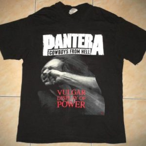 VINTAGE PANTERA - VULGAR DISPLAY OF POWER T-SHIRT