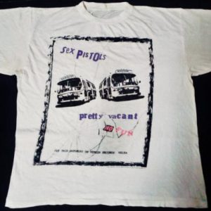 VINTAGE JAMIE REID SEX PISTOLS PRETTY VACANT T-SHIRT