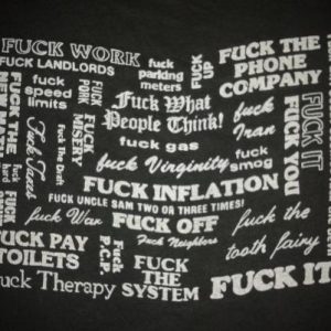 VINTAGE 'FUCK' T-SHIRT