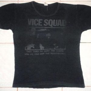 VINTAGE 1981 VICE SQUAD - RESURRECTION T-SHIRT