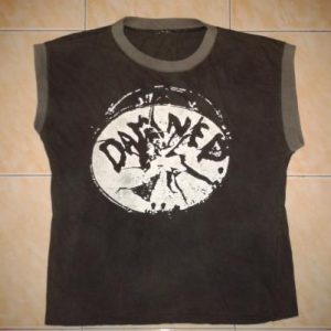 VINTAGE 80's THE DAMNED - BROKEN DRUM T-SHIRT