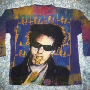 VINTAGE SID VICIOUS TIE DIE ALLOVER T-SHIRT