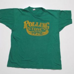 VINTAGE ROLLING STONES 1972 TOUR SHIRT STP MEGA RARE