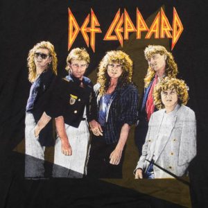 VINTAGE DEF LEPPARD CONCERT T-SHIRT HYSTERIA TOUR 1987 XL