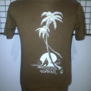 Vintage Hawaii Poly Tees Sunstrokes 50/50 T-Shirt