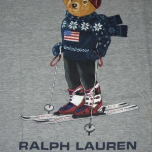 Vintage Polo Bear Ralph Lauren T-Shirt polo sport