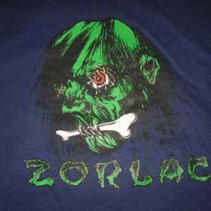 Vintage Zorlac Skateboards Pushead Hoodie Sweatshirt