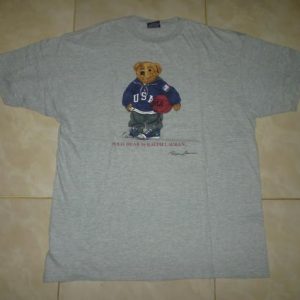 Vintage Polo Bear Ralph Lauren Basket T-Shirt