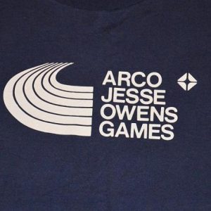 Vintage 80s 90s ARCO Jesse Owens Games Track T-Shirt - S