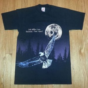 90s Dale Hollow Lake T-Shirt Hendricks Creek Howling Wolf M