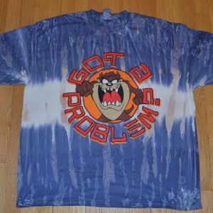 VTG 90s Taz Tie Dye T-Shirt Got A Problem Looney Tunes XXL