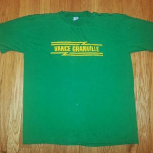 Vintage 80s VANCE GRANVILLE T-Shirt Community College L/XL