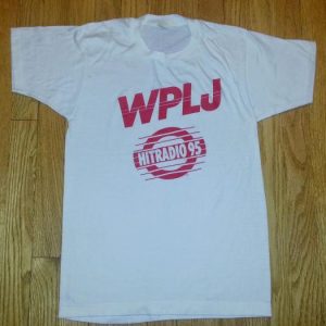 80s WPLJ 95.5 Rock T-Shirt NYC New York Radio Station Sz S