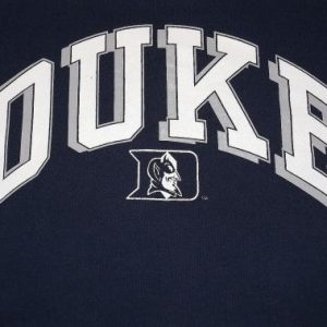 Vintags 90s DUKE University Blue Devils Sweatshirt Sz L