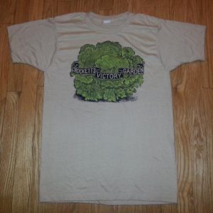 70s Crockett's Victory Garden T-Shirt Gardening TV Show NOS