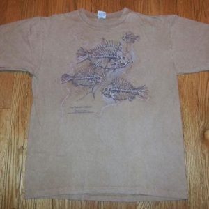 90s Priscacara Fossil T-Shirt Eocene Era Nature Company XL