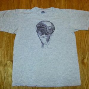 90s Distressed MC Escher T-Shirt Self-Portrait Sz XL