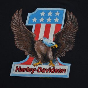 Vintage 90s Harley Davidson Holoubek Eagle No. 1 T-Shirt XL