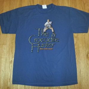 Vintage 90s Crocodile Hunter T-Shirt 1999 Steve Irwin Sz L