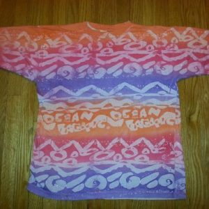 80s Ocean Pacific T-Shirt OP Wraparound Gradient Fits XL/XXL