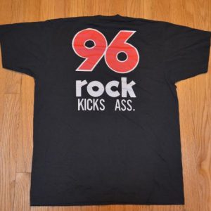 VTG 90s 96 Rock T-Shirt San Antonio Texas KSAQ Q96 FM Radio