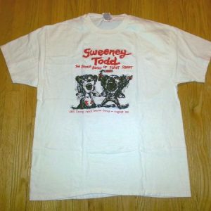 1996 Sweeney Todd T-Shirt DHS Young Adult Drama Group 90s XL