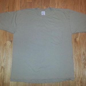 90s Gap Pocket Tee T-Shirt Blank Khaki Made in USA Sz XL