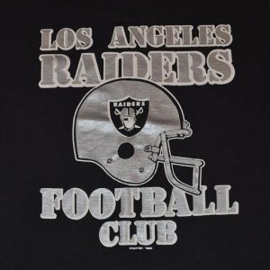 Vintage 80s STARTER NFL Los Angeles Raiders Club T-Shirt